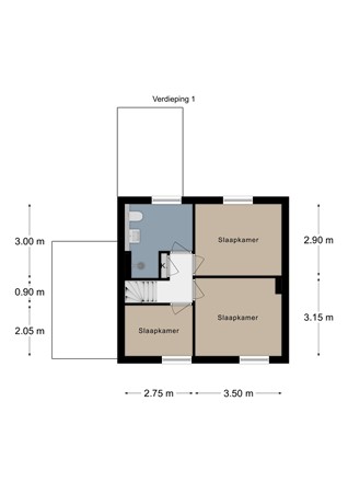 Floorplan - Koning Hendrikstraat 2, 6291 HR Vaals